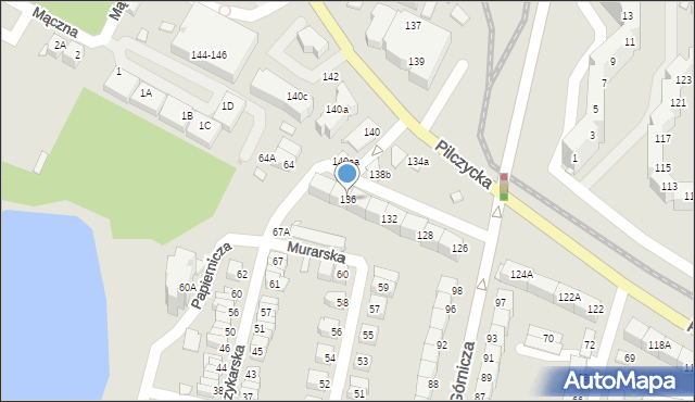 Wrocław, Pilczycka, 136, mapa Wrocławia