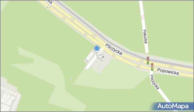 Wrocław, Pilczycka, 26a, mapa Wrocławia