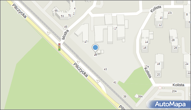 Wrocław, Pilczycka, 45, mapa Wrocławia