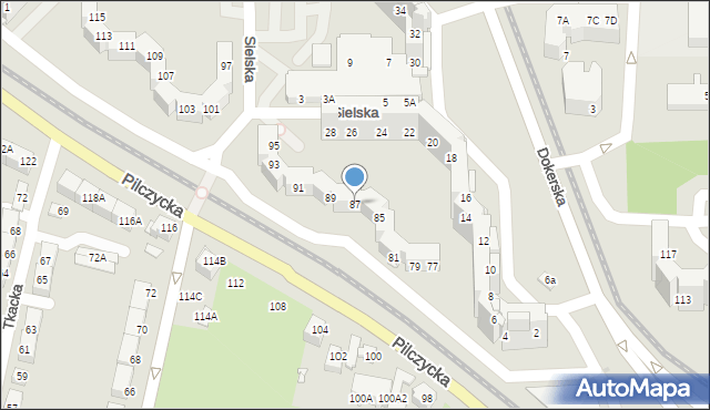 Wrocław, Pilczycka, 87, mapa Wrocławia