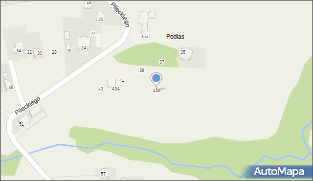 Wrząsowice, Pileckiego Witolda, rtm., 43d, mapa Wrząsowice