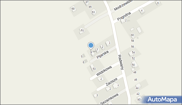 Wysiołek Luborzycki, Pijarska, 4, mapa Wysiołek Luborzycki