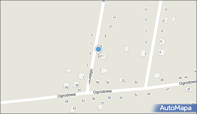 Wysokie Mazowieckie, Pileckiego Witolda, rtm., 4, mapa Wysokie Mazowieckie