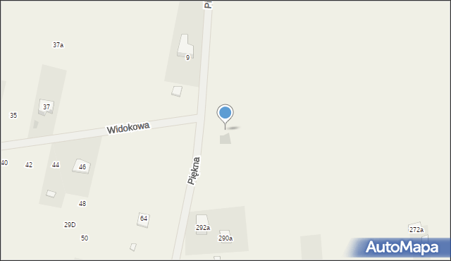 Zaborówek, Piękna, 4, mapa Zaborówek