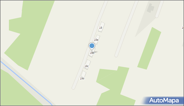 Zagościniec, Piastowska, 19b, mapa Zagościniec