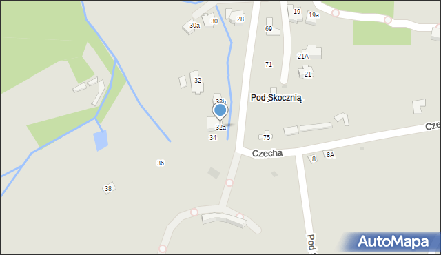 Zakopane, Piłsudskiego Józefa, marsz., 32a, mapa Zakopanego