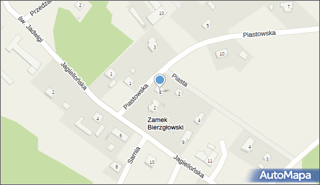 Zamek Bierzgłowski, Piastowska, 4, mapa Zamek Bierzgłowski