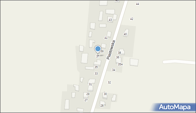 Zarzecze, Piastowska, 37, mapa Zarzecze