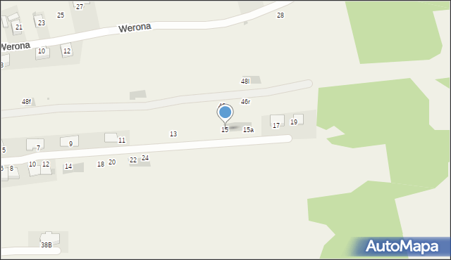 Zaskale, Piłsudskiego Józefa, marsz., 15, mapa Zaskale