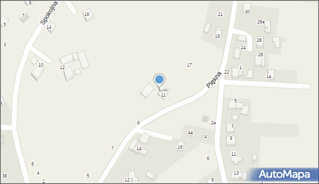 Zasole Bielańskie, Piękna, 15, mapa Zasole Bielańskie