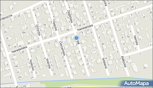 Zduńska Wola, Pilicka, 4, mapa Zduńska Wola