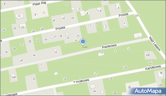 Żelechów, Pieńkowa, 10, mapa Żelechów