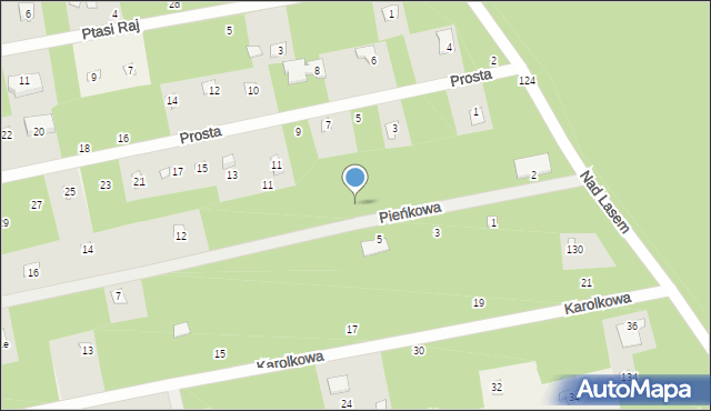 Żelechów, Pieńkowa, 8, mapa Żelechów