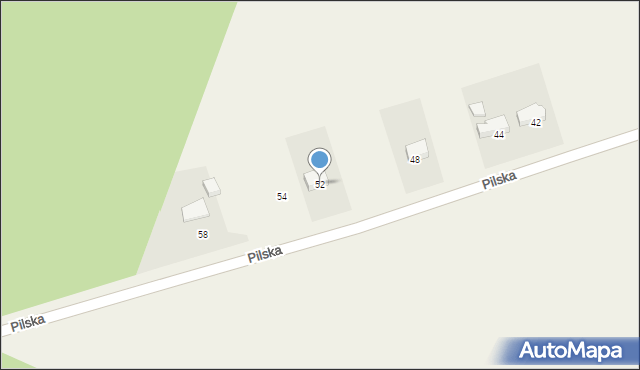 Zelgniewo, Pilska, 52, mapa Zelgniewo