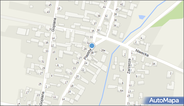 Żelisławice, Piastów, 28, mapa Żelisławice