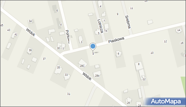Żelków-Kolonia, Piaskowa, 4, mapa Żelków-Kolonia