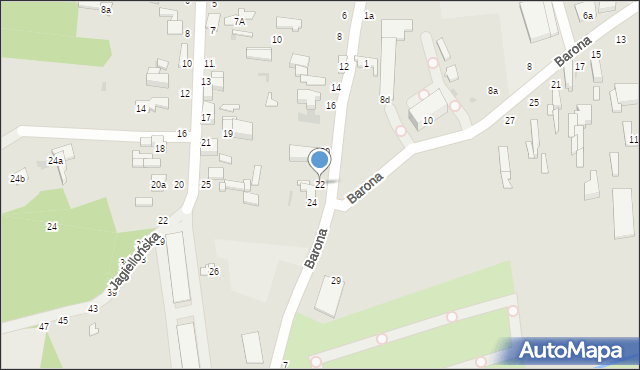 Zgierz, Piaskowa, 22, mapa Zgierz