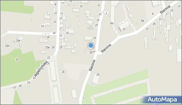 Zgierz, Piaskowa, 24, mapa Zgierz