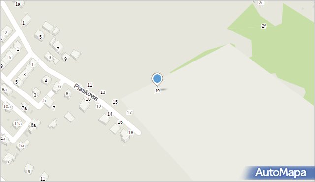 Ziębice, Piaskowa, 19, mapa Ziębice