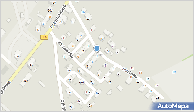 Ziębice, Piastów Ziębickich, 1, mapa Ziębice