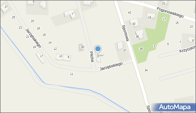 Zielonki-Wieś, Pilcha-Doliny Adolfa, mjr., 2, mapa Zielonki-Wieś