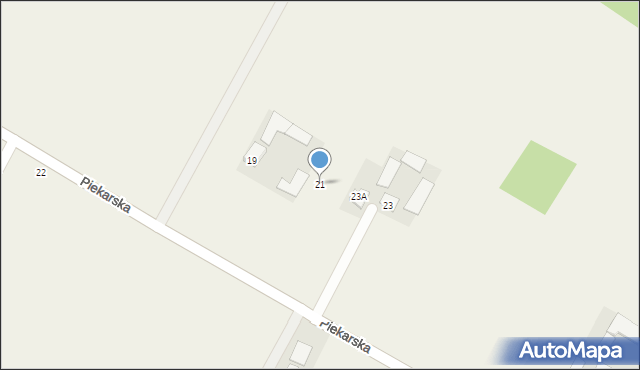 Zimnice, Piekarska, 21, mapa Zimnice