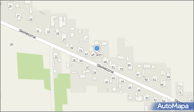 Żurada, Pierwsza Kolonia, 20, mapa Żurada