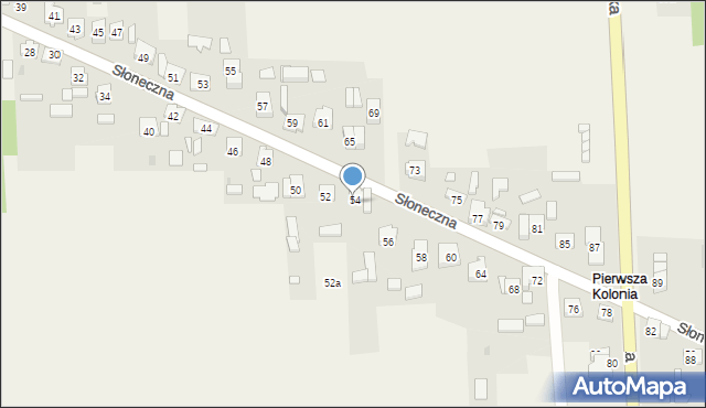 Żurada, Pierwsza Kolonia, 35, mapa Żurada