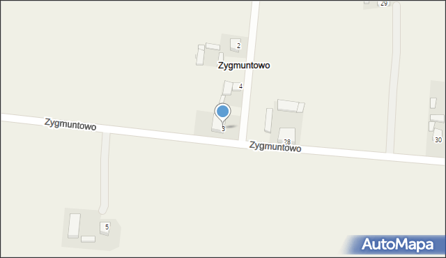 Zygmuntowo, Piastowo, 3, mapa Zygmuntowo