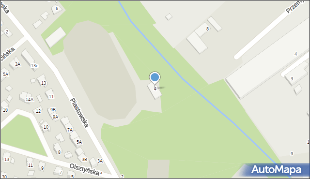 Żyrardów, Piastowska, 4, mapa Żyrardów