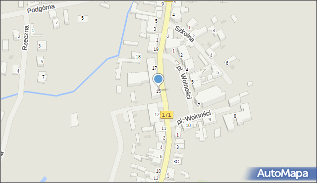 Barwice, Plac Wolności, 15, mapa Barwice