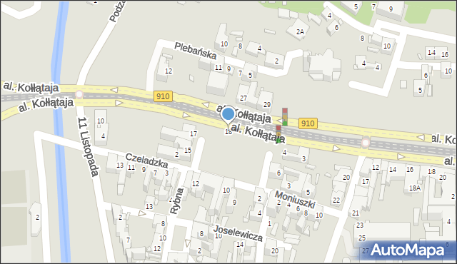 Będzin, Plac Kazimierza Wielkiego, 18, mapa Będzin