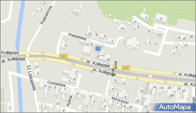 Będzin, Plac Kazimierza Wielkiego, 27, mapa Będzin