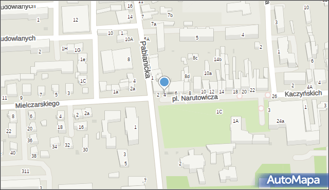 Bełchatów, Plac Narutowicza Gabriela, 4, mapa Bełchatów
