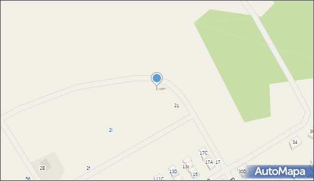 Bezrzecze, Platynowa, 25, mapa Bezrzecze