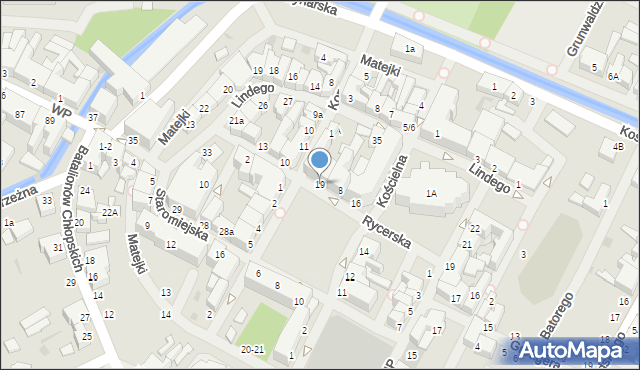 Białogard, Plac Wolności, 19, mapa Białogard