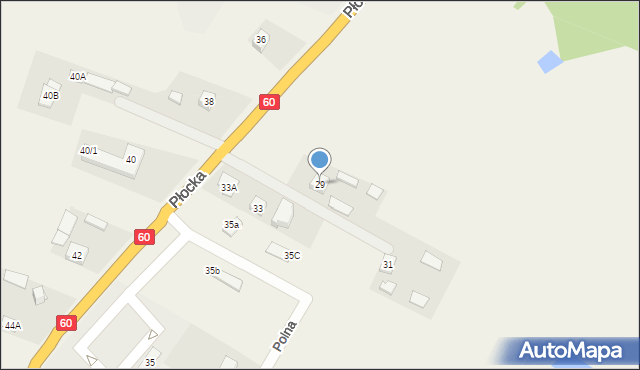 Bielsk, Płocka, 29, mapa Bielsk