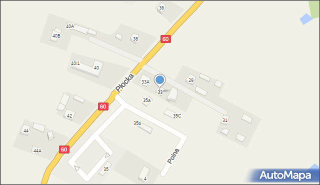 Bielsk, Płocka, 33, mapa Bielsk