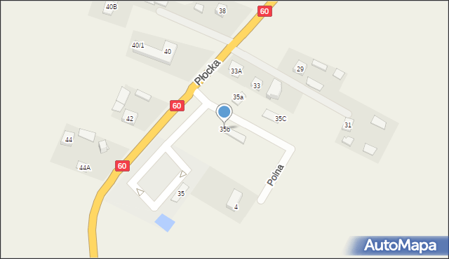 Bielsk, Płocka, 35b, mapa Bielsk