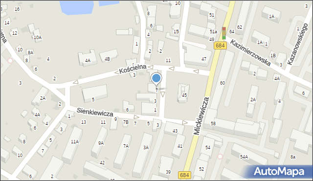 Bielsk Podlaski, Plac Ratuszowy, 7, mapa Bielsk Podlaski
