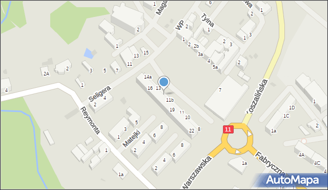 Bobolice, Plac Zwycięstwa, 12, mapa Bobolice