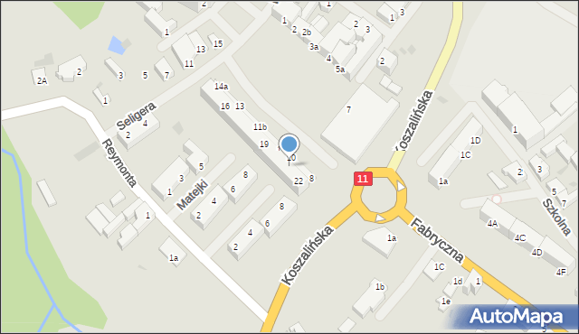 Bobolice, Plac Zwycięstwa, 21, mapa Bobolice