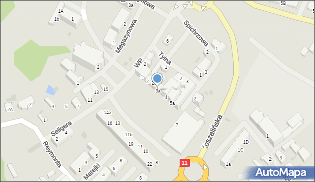 Bobolice, Plac Zwycięstwa, 3a, mapa Bobolice