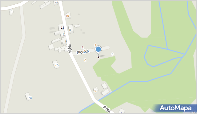 Bobolice, Płocka, 4, mapa Bobolice