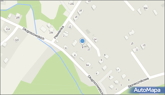 Bobowa, Pławienka, 4, mapa Bobowa