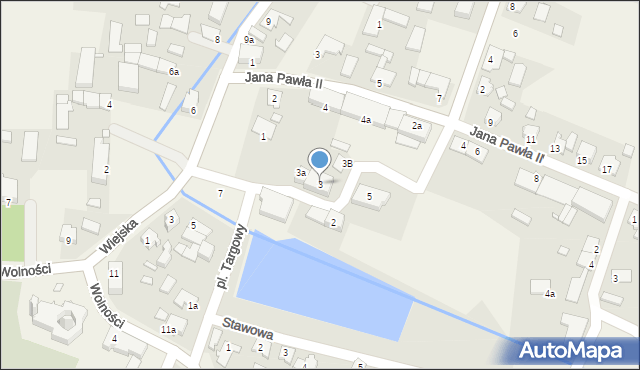 Bogacica, Plac Targowy, 3, mapa Bogacica