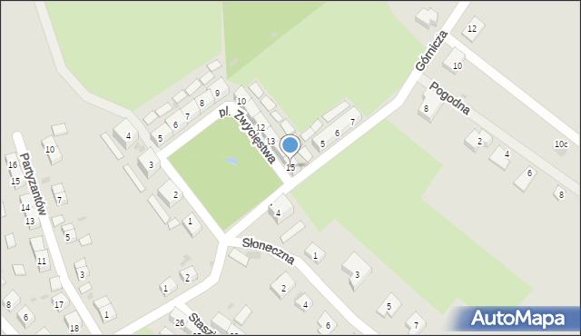 Boguszów-Gorce, Plac Zwycięstwa, 15, mapa Boguszów-Gorce