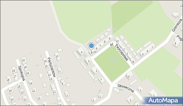 Boguszów-Gorce, Plac Zwycięstwa, 5, mapa Boguszów-Gorce