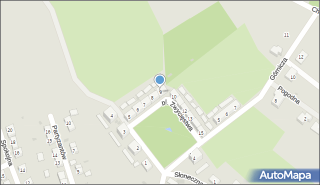 Boguszów-Gorce, Plac Zwycięstwa, 9, mapa Boguszów-Gorce