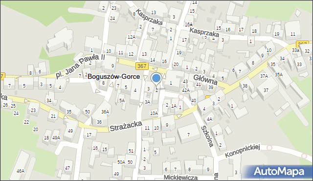 Boguszów-Gorce, Plac Odrodzenia, 2, mapa Boguszów-Gorce